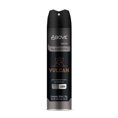 Antitranspirante Jato Seco Vulcan 48h Above Men Elements 150ml Spray