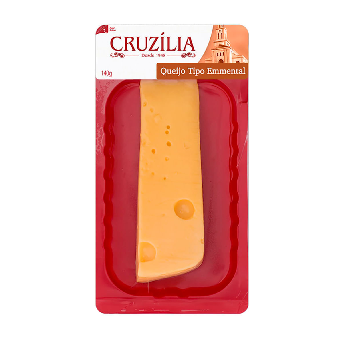 Queijo Tipo Emmental Cruzília Fracionado 140g