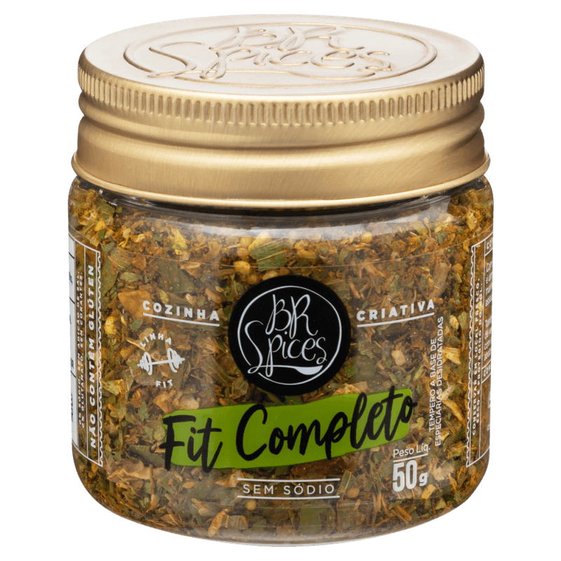 Tempero-Completo-a-Base-de-Especiarias-Desidratadas-Zero-Sodio-sem-Adicao-de-Sal-BR-Spices-Fit-Pote-50g