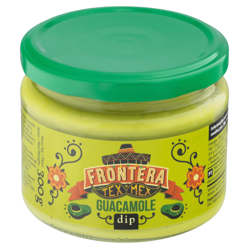 Molho-Guacamole-Dip-Frontera-Tex-Mex-Vidro-300g