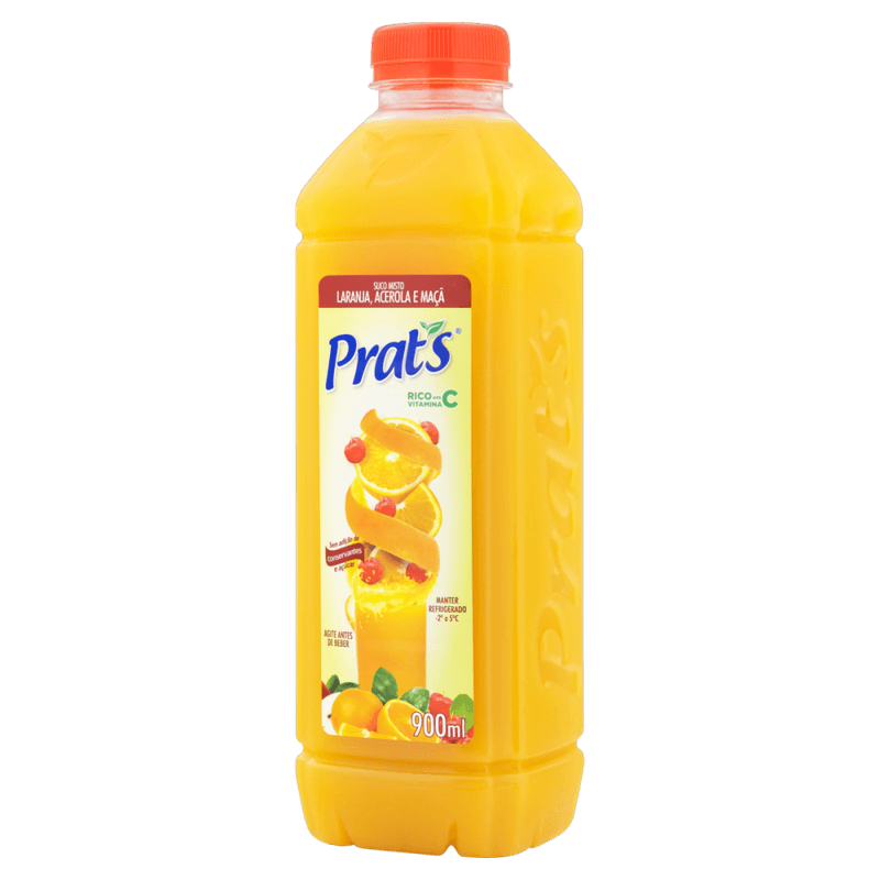 Suco-Misto-Laranja-Acerola-e-Maca-sem-Adicao-de-Acucar-Prat-s-Garrafa-900ml