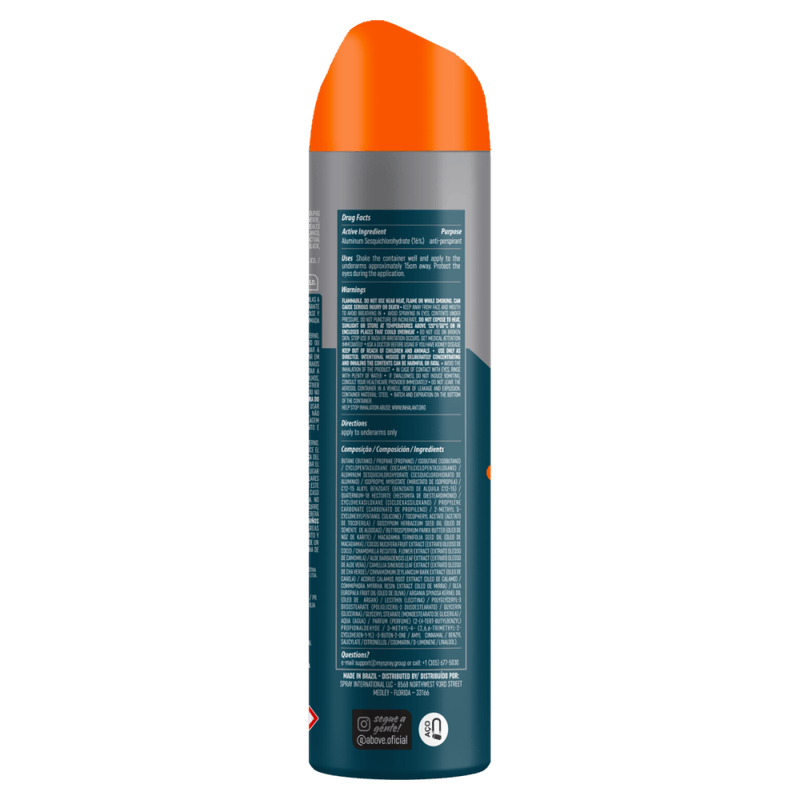 Antitranspirante-Jato-Seco-48h-Above-Men-Sport-150ml-Spray