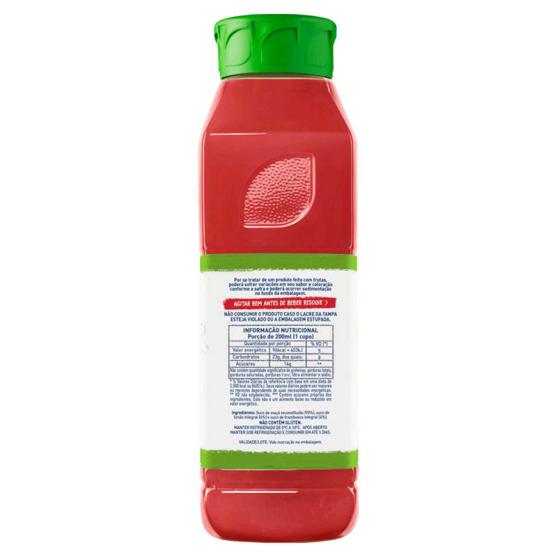 Suco-Misto-Maca-Limao-e-Framboesa-Pink-Limonade-sem-Adicao-de-Acucar-Natural-One-Refrigerado-Garrafa-900ml