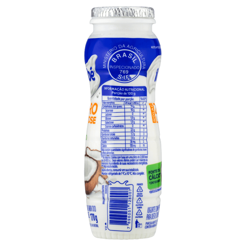 Iogurte-Parcialmente-Desnatado-com-Preparado-de-Fruta-Coco-Zero-Lactose-para-Dietas-com-Restricao-de-Lactose-Itambe-Nolac-Frasco-170g