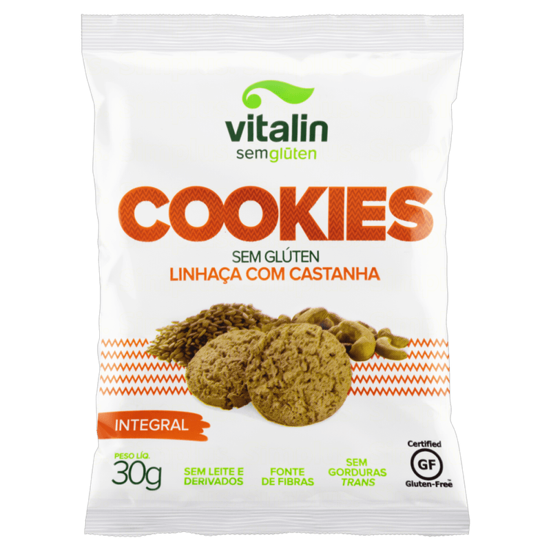 Biscoito-Cookie-Integral-Linhaca-com-Castanha-sem-Gluten-Vitalin-Pacote-30g