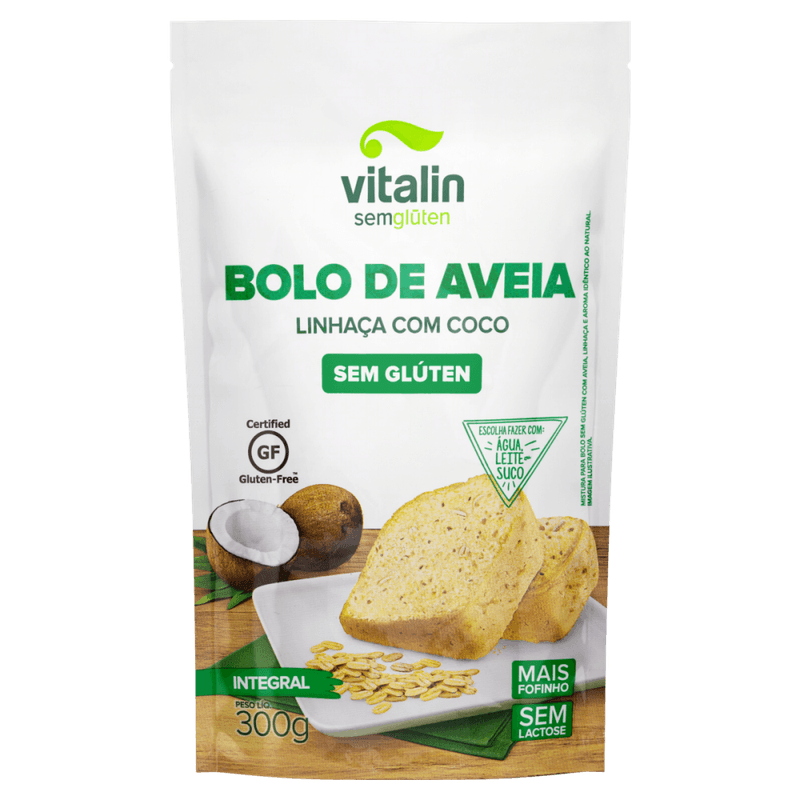 Mistura-para-Bolo-de-Aveia-Integral-Linhaca-e-Coco-sem-Gluten-Zero-Lactose-Vitalin-Sache-300g