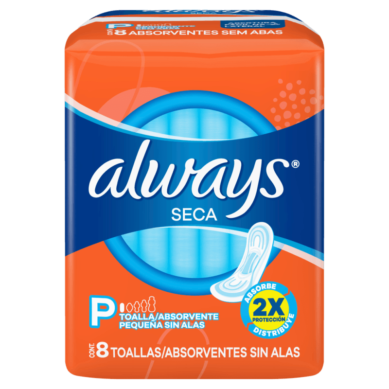 Absorvente-sem-Abas-Seca-Always-P-Pacote-8-Unidades