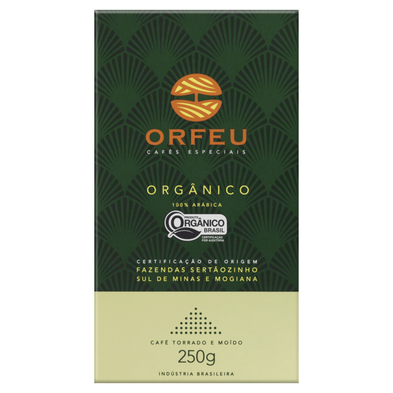 Cafe-Torrado-e-Moido-Organico-100--Arabica-Orfeu-Caixa-250g