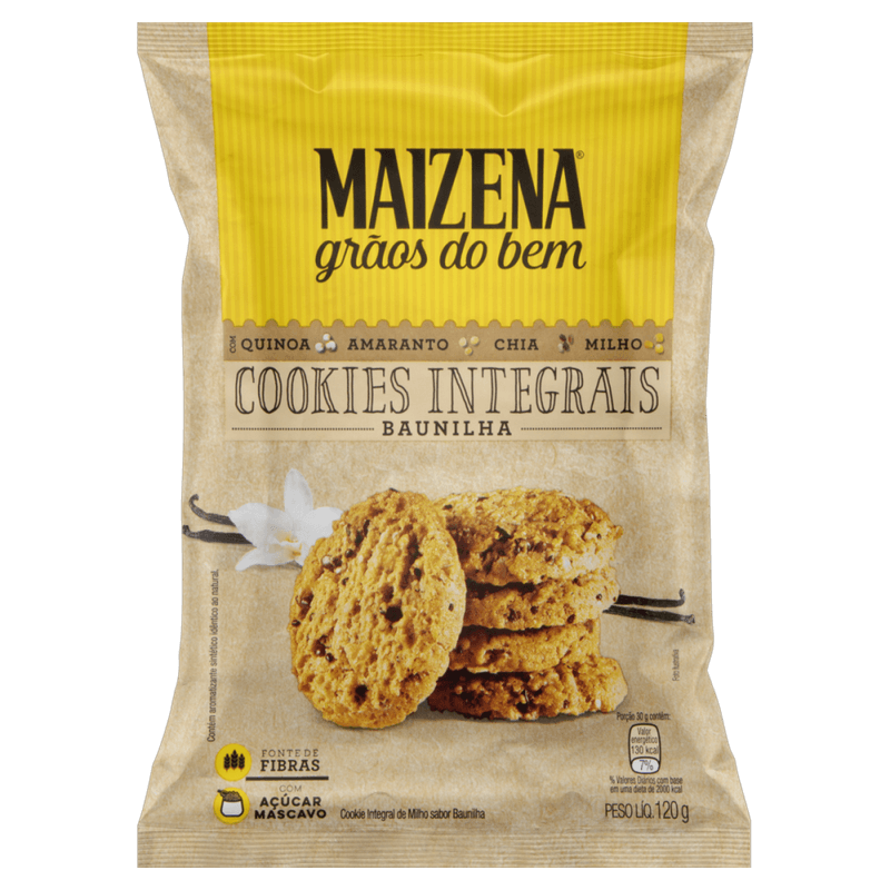 Biscoito-Cookie-Integral-Baunilha-Maizena-Graos-do-Bem-Pacote-120g