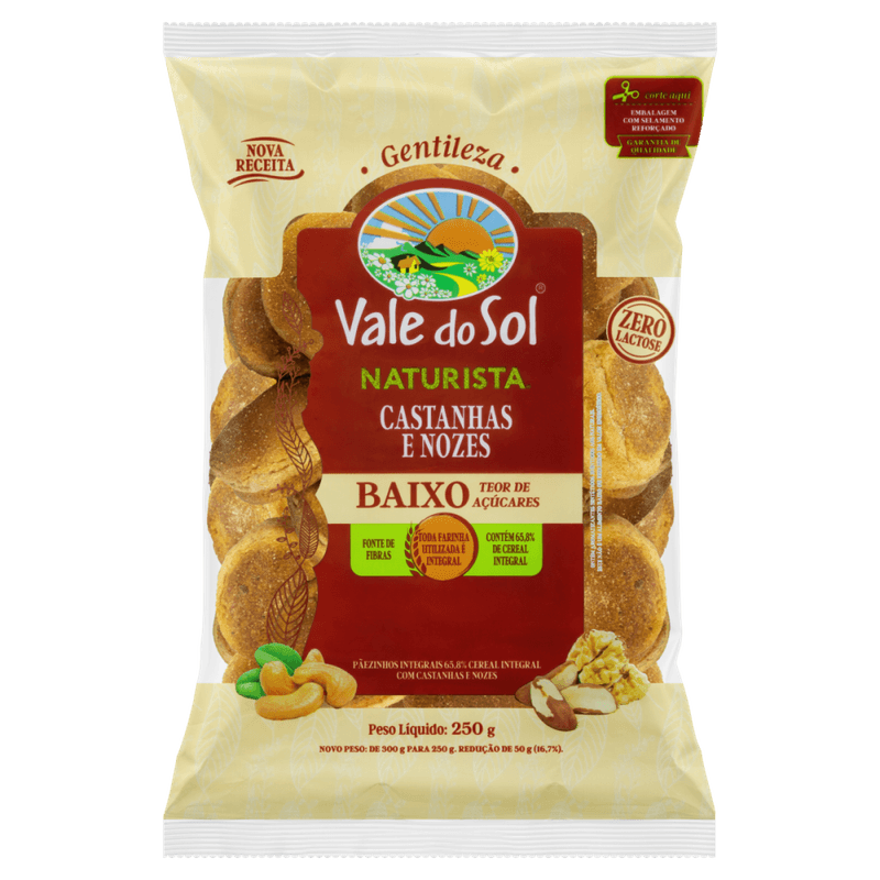 Paezinhos-Integral-658--com-Castanhas-e-Nozes-Zero-Lactose-Vale-do-Sol-Naturista-Pacote-250g