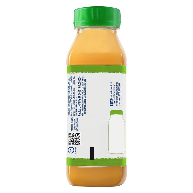 Suco-Integral-Laranja-sem-Adicao-de-Acucar-Natural-One-Refrigerado-Garrafa-300ml