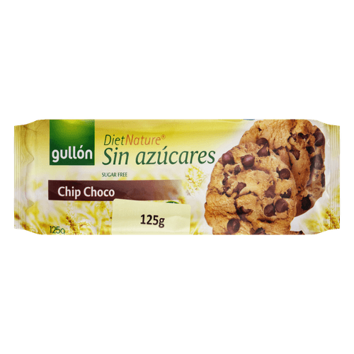 Biscoito Cookie com Gotas de Chocolate Zero Açúcar Gullón Pacote 150g