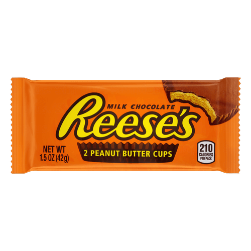 Chocolate ao Leite Recheio Amendoim Reese's Pacote 42g 2 Unidades