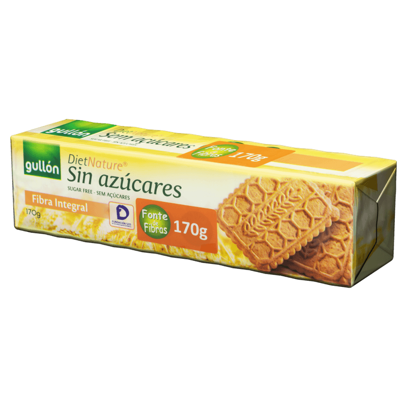 Biscoito-Integral-Zero-Acucar-Gullon-Diet-Nature-Pacote-170g