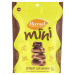 Mini-Bombom-de-Chocolate-ao-Leite-com-Recheio-de-Doce-de-Banana-sem-Adicao-de-Acucar-Flormel-Pouch-60g