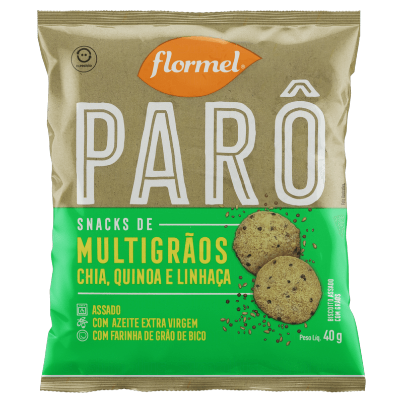 Snack-Biscoito-Assado-de-Multigraos-Chia-Quinoa-e-Linhaca-Flormel-Paro-Pacote-40g