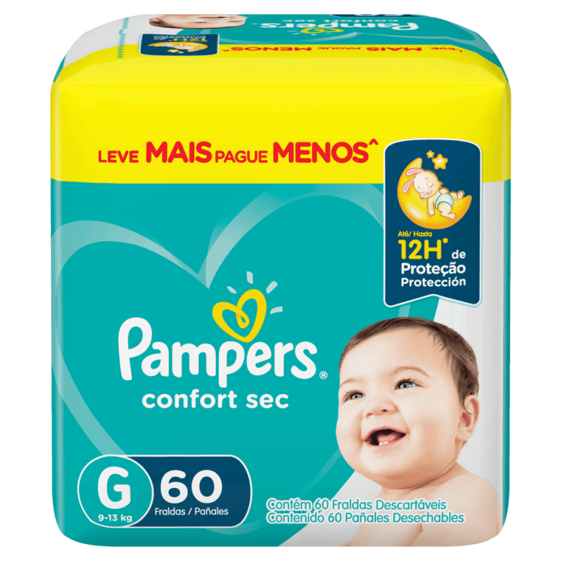 Fralda-Descartavel-Infantil-Pampers-Confort-Sec-G-9-a-13kg-Pacote-60-Unidades-Leve-Mais-Pague-Menos