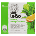 Cha-Misto-de-Capim-Cidreira-Laranja---Limao-Hibisco-Maca-Rosa-Silvestre-Chicoria-e-Estevia-Citrico-Cha-Leao-Caixa-16g-10-Unidades