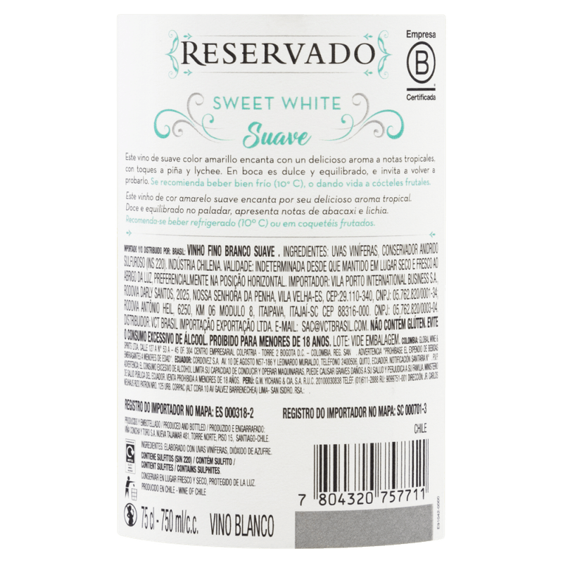 Vinho-Chileno-Branco-Suave-Sweet-Reservado-Garrafa-750ml