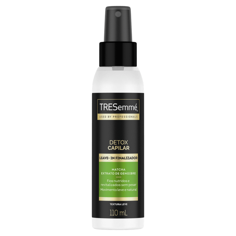 Leave-In-Finalizador-Matcha-e-Extrato-de-Gengibre-Tresemme-Detox-Capilar-Frasco-110ml-Spray