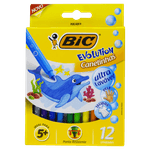 Canetinha-Hidrografica-Colorida-Bic-Evolution-12-Unidades