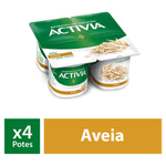 Leite-Fermentado-com-Bifidobacterium-Animalis-DN-173010-com-Preparado-de-Aveia-Activia-Bandeja-400g-4-Unidades-de-100g-Cada