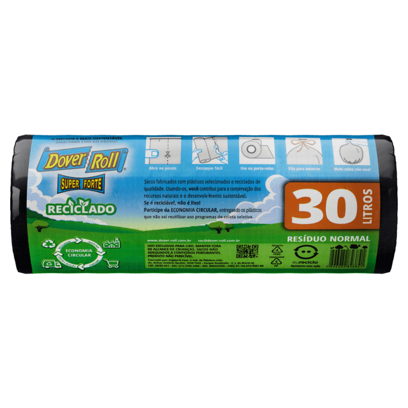 Saco-para-Lixo-Reforcado-30l-Dover-Roll-Super-Forte-30-Unidades