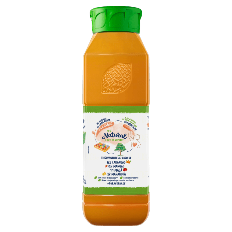 Suco-Misto-Manga-Laranja-Maca-e-Maracuja-sem-Adicao-de-Acucar-Natural-One-Refrigerado-Garrafa-900ml