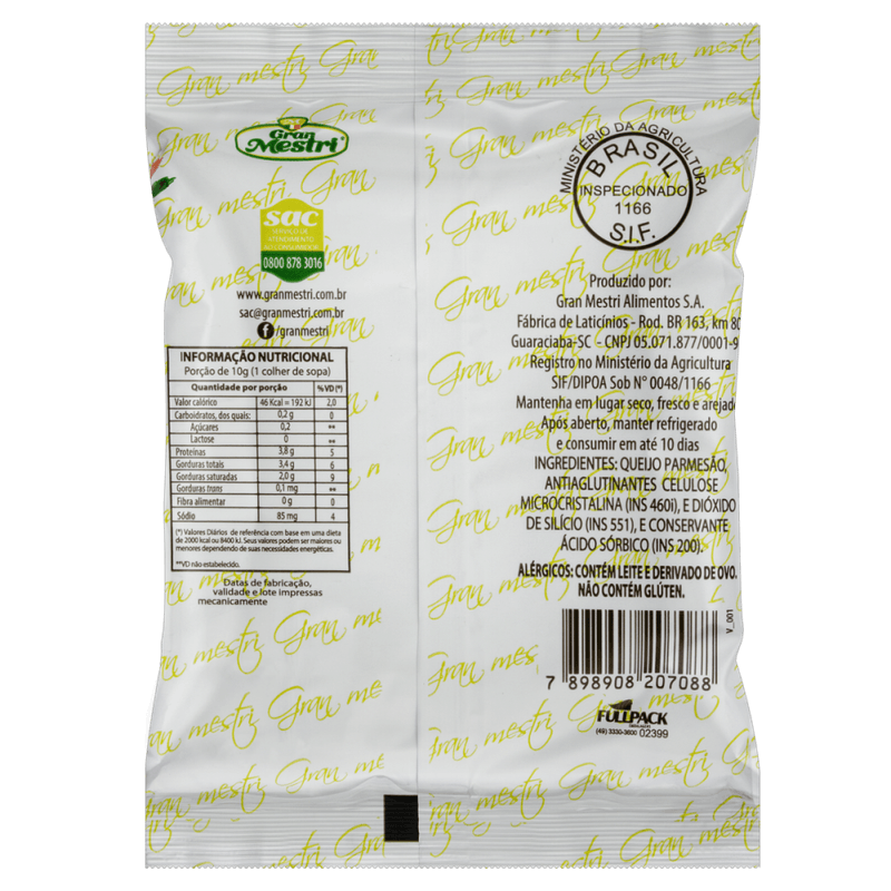 Queijo-Parmesao-para-Dietas-com-Restricao-a-Lactose-Ralado-Zero-Lactose-Gran-Mestri-Pacote-40g