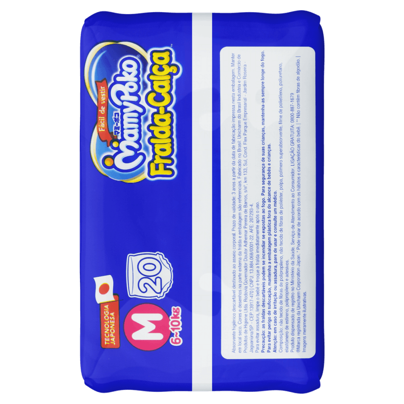 Fralda-Descartavel-Infantil-Super-Seca-Calca-MamyPoko-M-6-a-10kg-Pacote-20-Unidades