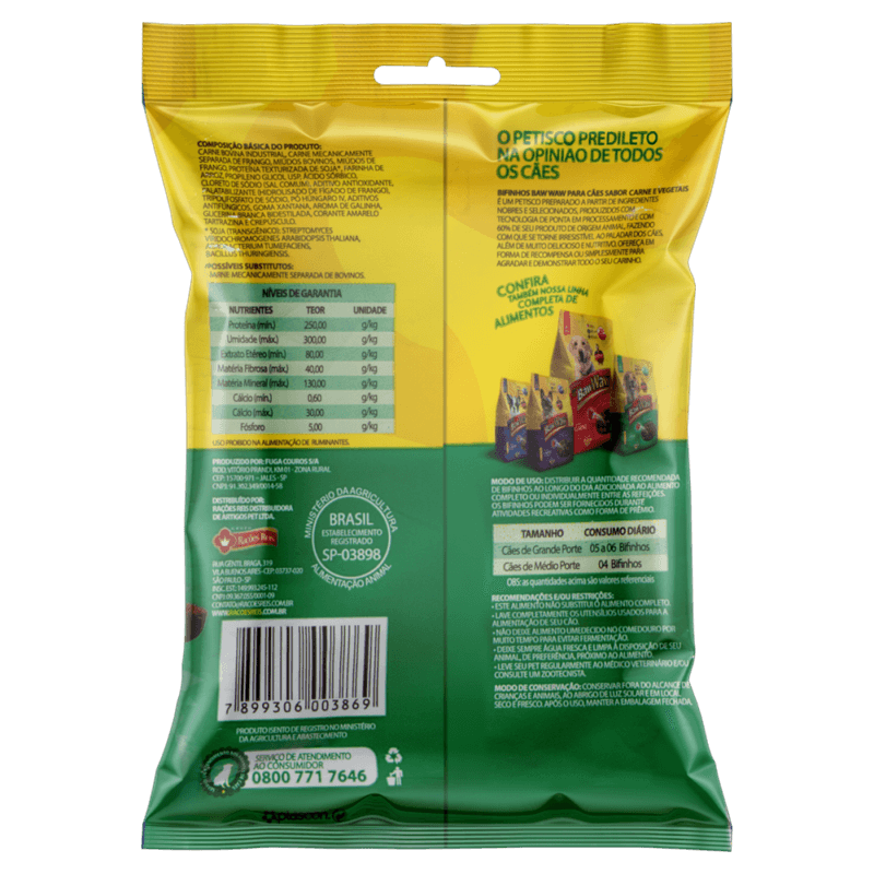 Bifinho-para-Caes-Adultos-Carnes-e-Vegetais-Baw-Waw-Premium-Pacote-50g