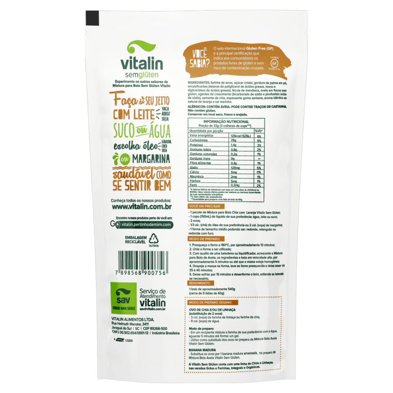 Mistura-para-Bolo-Integral-Aveia-e-Chia-com-Laranja-sem-Gluten-Zero-Lactose-Vitalin-Sache-300g