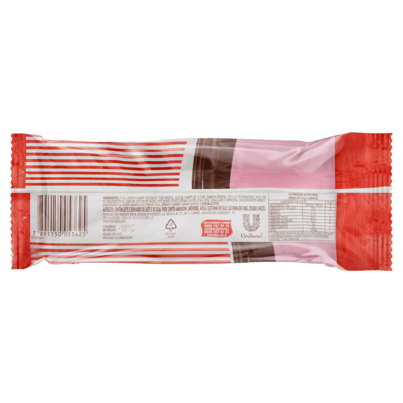 Sorvete-Morango-com-Cobertura-e-Confeito-Granulado-de-Chocolate-Kibon-Kibonbon-Pacote-53g