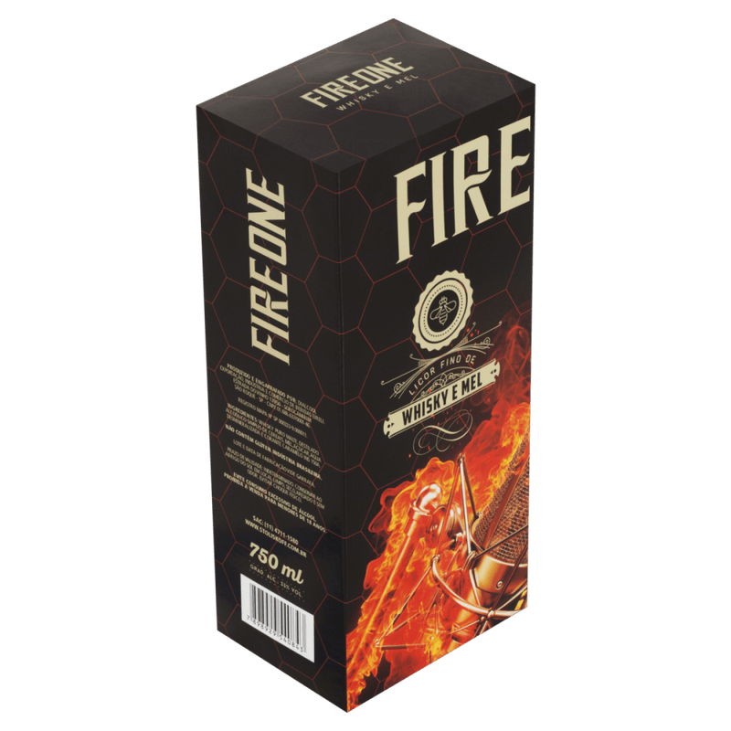 Licor-Fino-Whisky-e-Mel-Fire-One-Garrafa-750ml