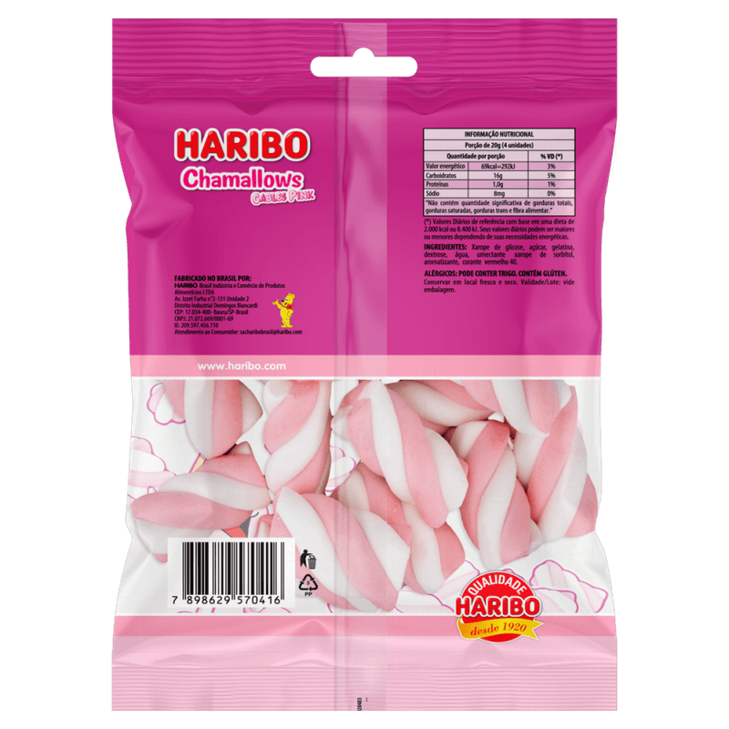 Marshmallow-Morango-Cables-Pink-Haribo-Chamallows-Pacote-80g