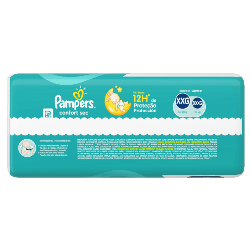 Fralda-Descartavel-Infantil-Pampers-Confort-Sec-XXG-14-a-18kg-Pacote-16-Unidades