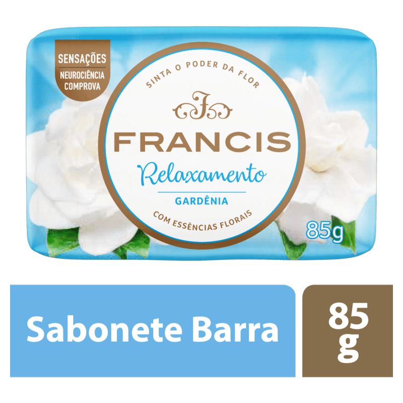 Sabonete-em-Barra-com-Essencias-Florais-Gardenia-Francis-Relaxamento-Envoltorio-85g