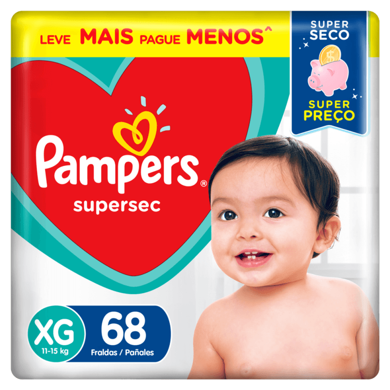 Fralda-Descartavel-Infantil-Pampers-Supersec-XG-11-a-15kg-Pacote-68-Unidades-Leve-Mais-Pague-Menos