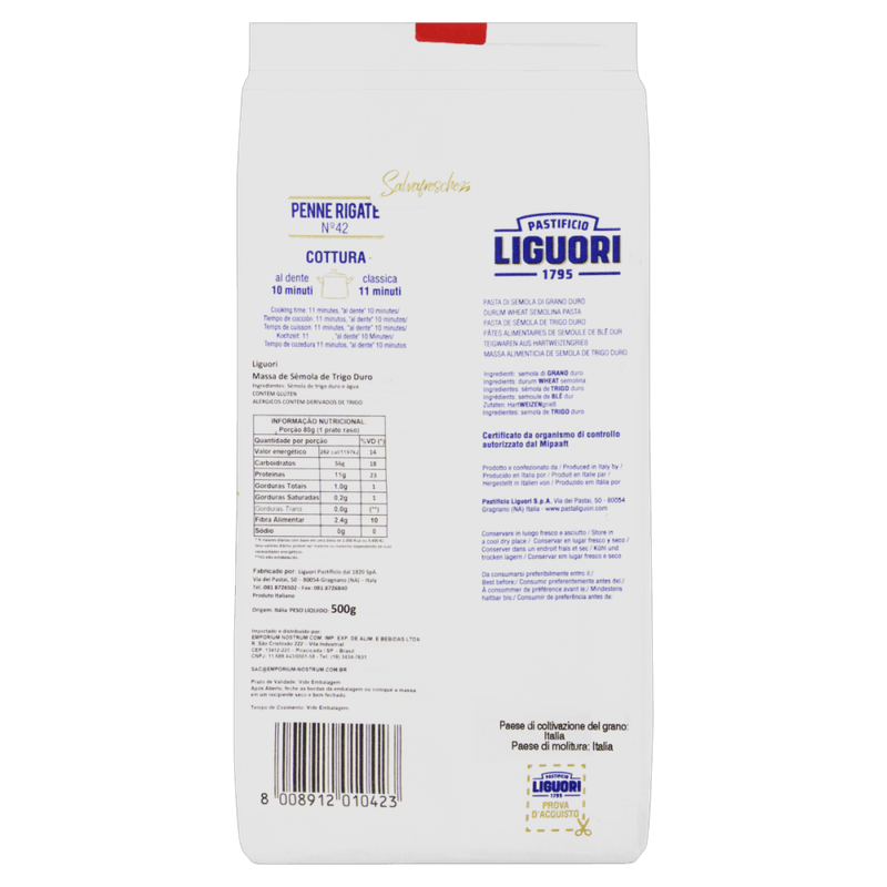 Macarrao-de-Semola-Grano-Duro-Penne-Rigate-42-Liguori-Pacote-500g