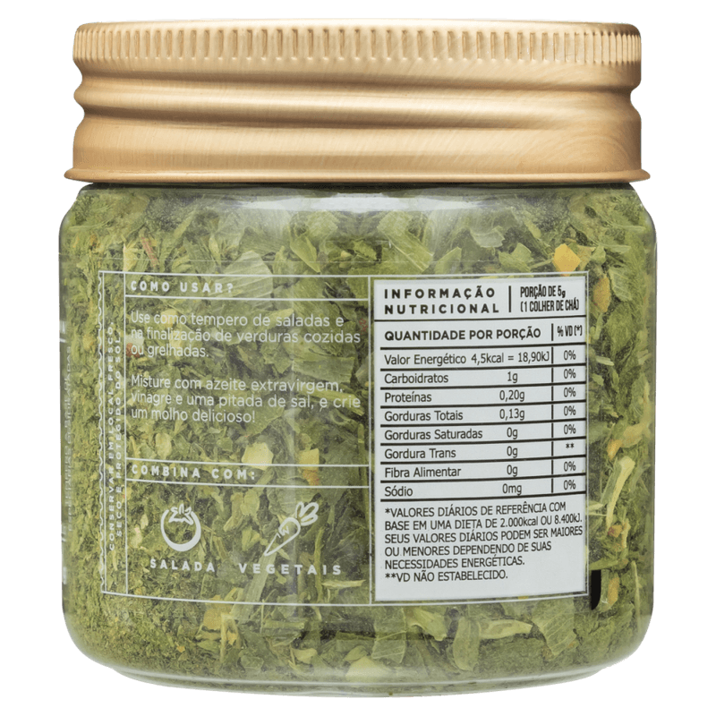 Tempero-a-Base-de-Especiarias-Desidratadas-para-Saladas-Zero-Sodio-sem-Adicao-de-Sal-Fit-BR-Spices-Pote-40g