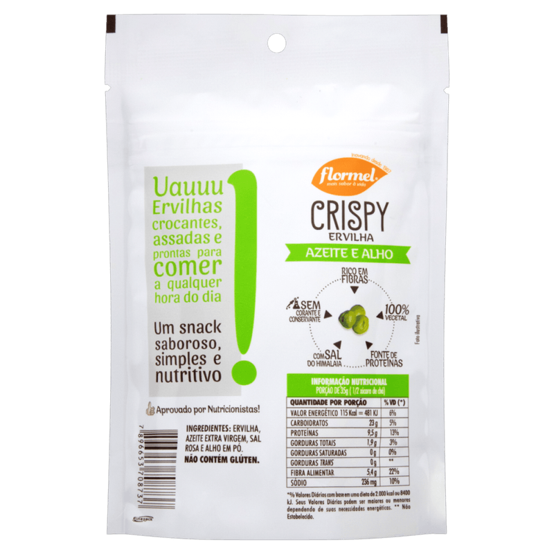 Crispy-de-Ervilha-Assada-e-Temperada-Azeite-e-Alho-Flormel-Pouch-35g