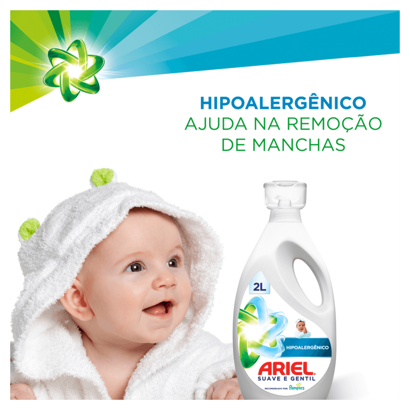 Lava-Roupas-Liquido-Suave-e-Gentil-Ariel-Sache-900ml-Refil-Embalagem-Economica