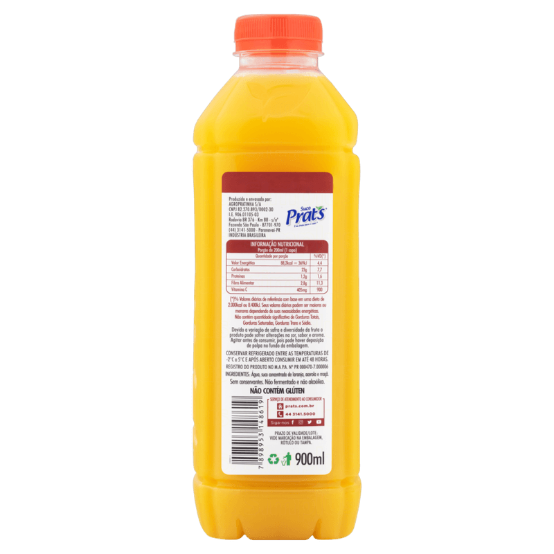 Suco-Misto-Laranja-Acerola-e-Maca-sem-Adicao-de-Acucar-Prat-s-Garrafa-900ml