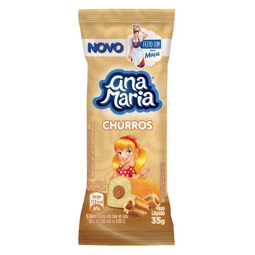 Bolo Churros Recheio Churros Ana Maria Pacote 35g