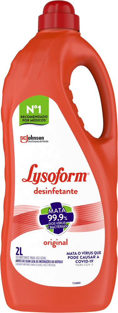 Desinfetante para Uso Geral Original Lysoform Frasco 2l