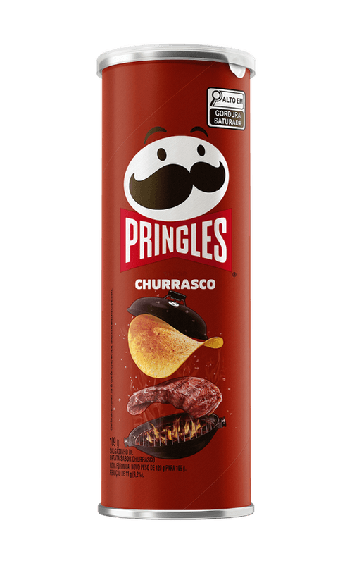 Salgadinho de Batata Churrasco Pringles Tubo 109g