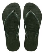 Chinelo-Verde-Olive-Slim-Havaianas-n°-41-42