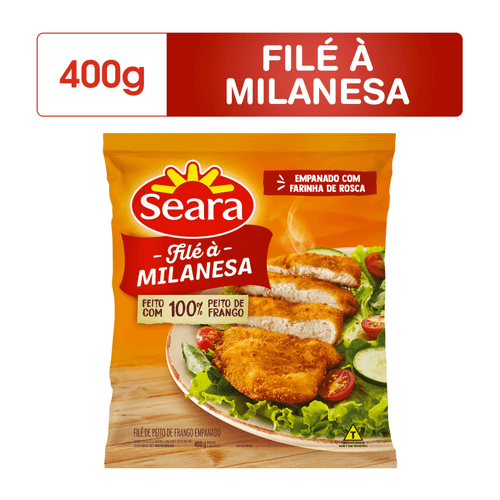 Filé de frango à milanesa Seara 400g