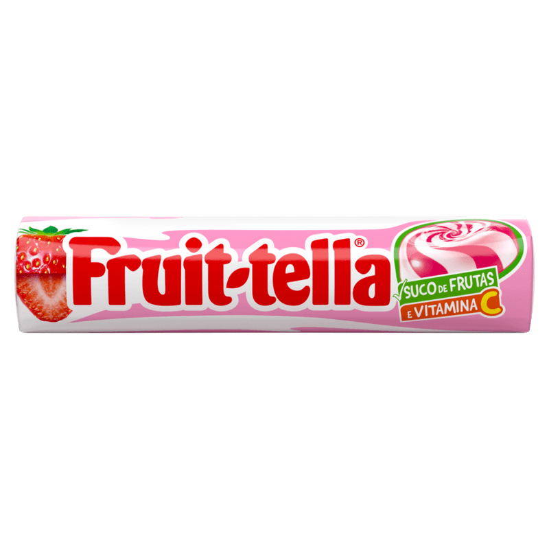 Bala-Morango-com-Creme-de-Leite-Fruit-Tella-Pacote-41g