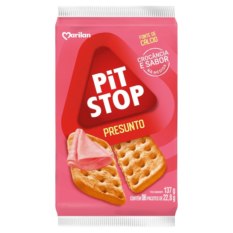 Pack-Biscoito-Salgado-Presunto-Marilan-Pit-Stop-Pacote-137g-6-Unidades-de-228g-Cada